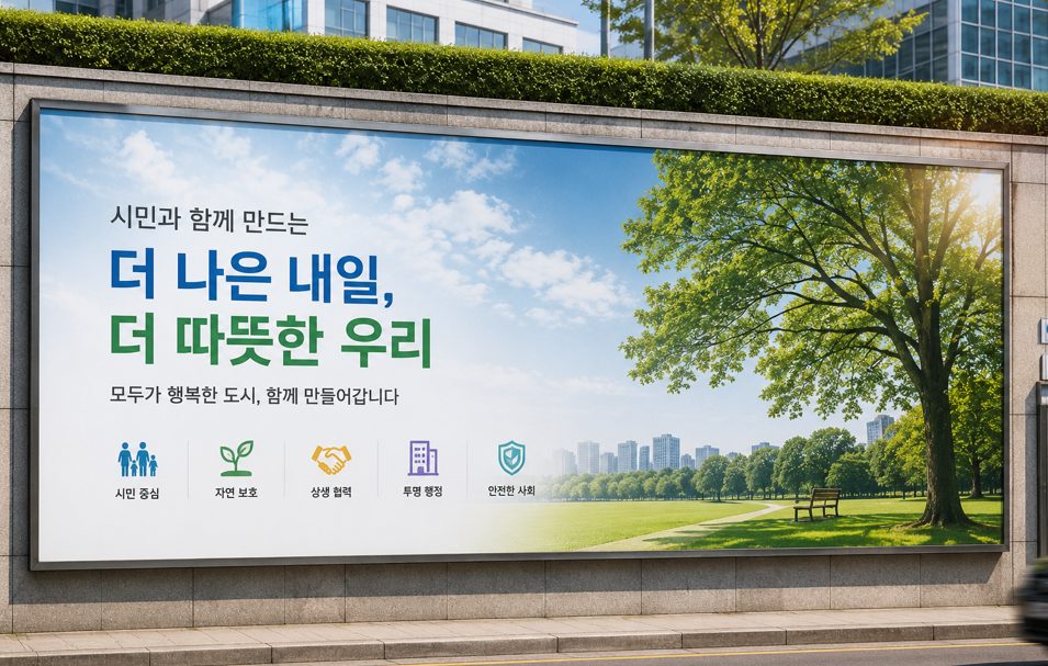 옥외광고·현장 홍보 예시